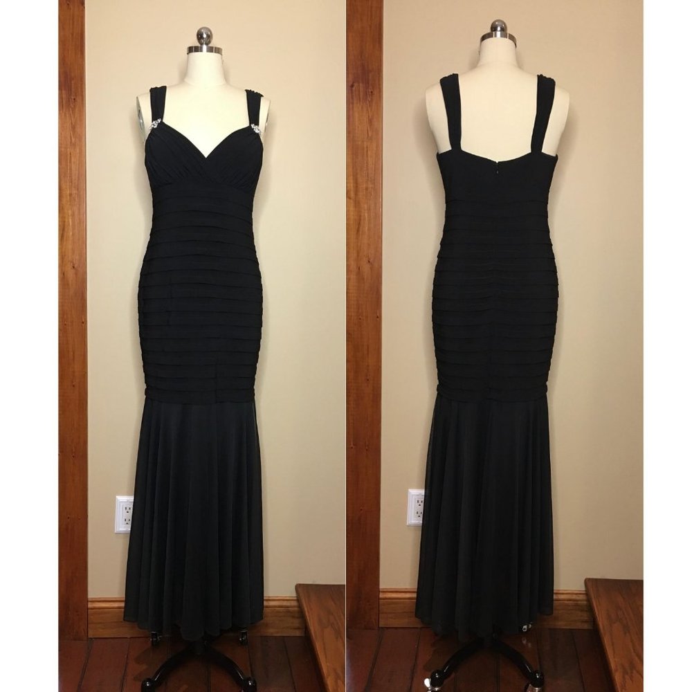 Xscape Black Evening Gown